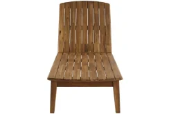 Miliboo Chaise Longue-Bain de soleil en bois massif CANOPEE