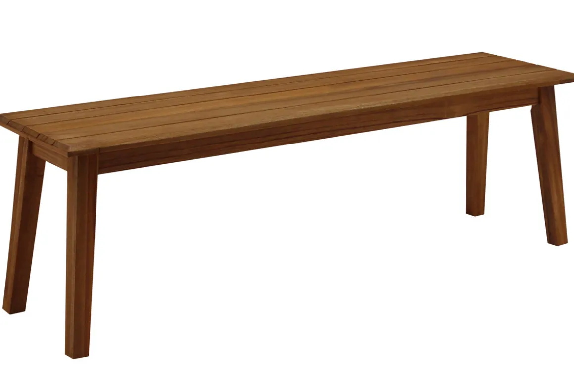 Miliboo Banc|Chaise De Jardin-Banc de jardin bois massif L145 cm CANOPEE