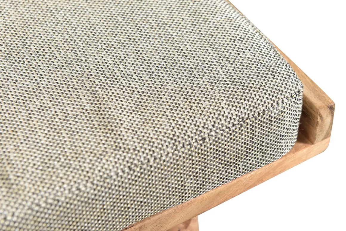 Miliboo Banc|Meuble D'entrée-Banc d'entrée avec rangements 2 tiroirs en bois clair massif L110 cm ALTY