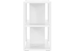 Miliboo Bibliothèque Et Étagère|Bibliothèque Et Étagère-Bibliothèque basse design blanche L168 cm MUSSO