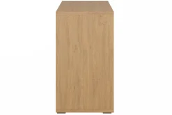 Miliboo Bibliothèque Et Étagère|Bibliothèque Et Étagère-Bibliothèque basse finition bois clair chêne L140 cm EPURE