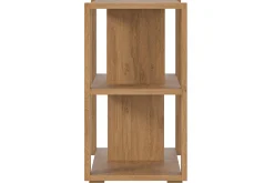 Miliboo Bibliothèque Et Étagère|Bibliothèque Et Étagère-Bibliothèque basse ouverte design finition bois clair chêne L168 cm MUSSO