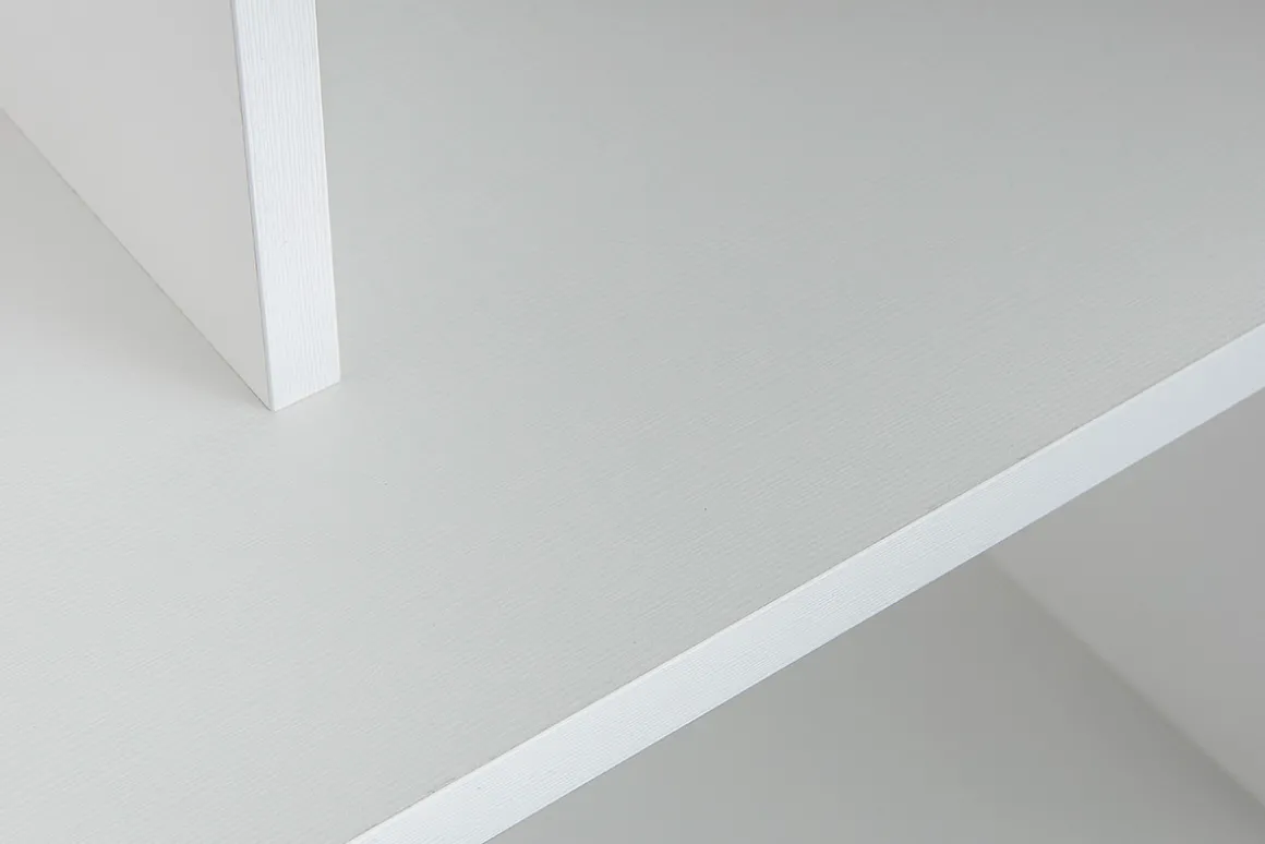 Miliboo Bibliothèque Et Étagère|Bibliothèque Et Étagère-Bibliothèque design bois blanc L92 cm EPURE