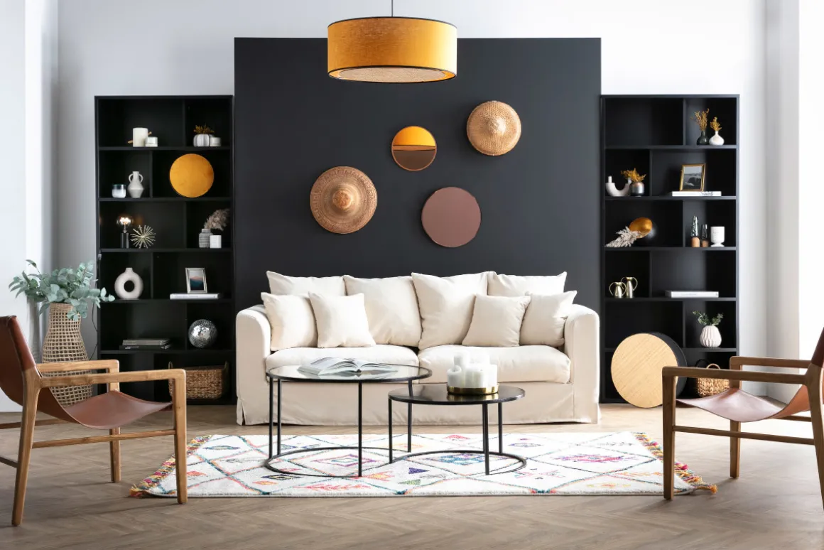 Miliboo Bibliothèque Et Étagère|Bibliothèque Et Étagère-Bibliothèque design bois noir L92 EPURE