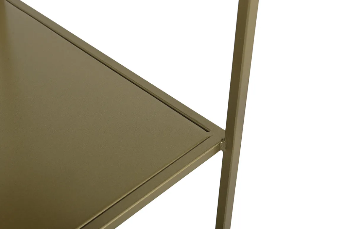 Miliboo Bibliothèque Et Étagère|Bibliothèque Et Étagère-Bibliothèque en métal doré 5 étagères L82 cm MAGIC