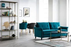 Miliboo Bibliothèque Et Étagère|Bibliothèque Et Étagère-Bibliothèque en métal doré 5 étagères L82 cm MAGIC