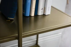 Miliboo Bibliothèque Et Étagère|Bibliothèque Et Étagère-Bibliothèque en métal doré 5 étagères L82 cm MAGIC