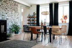 Miliboo Bibliothèque Et Étagère|Bibliothèque Et Étagère-Bibliothèque industrielle en bois massif et métal noir L90 cm TAO