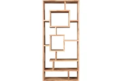 Miliboo Bibliothèque Et Étagère|Bibliothèque Et Étagère-Bibliothèque ouverte design en bois massif L80 cm CHAPMAN