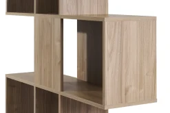 Miliboo Bibliothèque Et Étagère|Bibliothèque Et Étagère-Bibliothèque ouverte séparateur design finition bois clair chêne L139 cm COMO