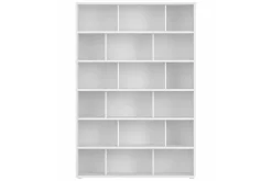 Miliboo Bibliothèque Et Étagère|Bibliothèque Et Étagère-Bibliothèque scandinave blanc mat L140 cm EPURE