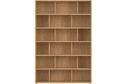 Miliboo Bibliothèque Et Étagère|Bibliothèque Et Étagère-Bibliothèque scandinave finition bois clair chêne L140 cm EPURE