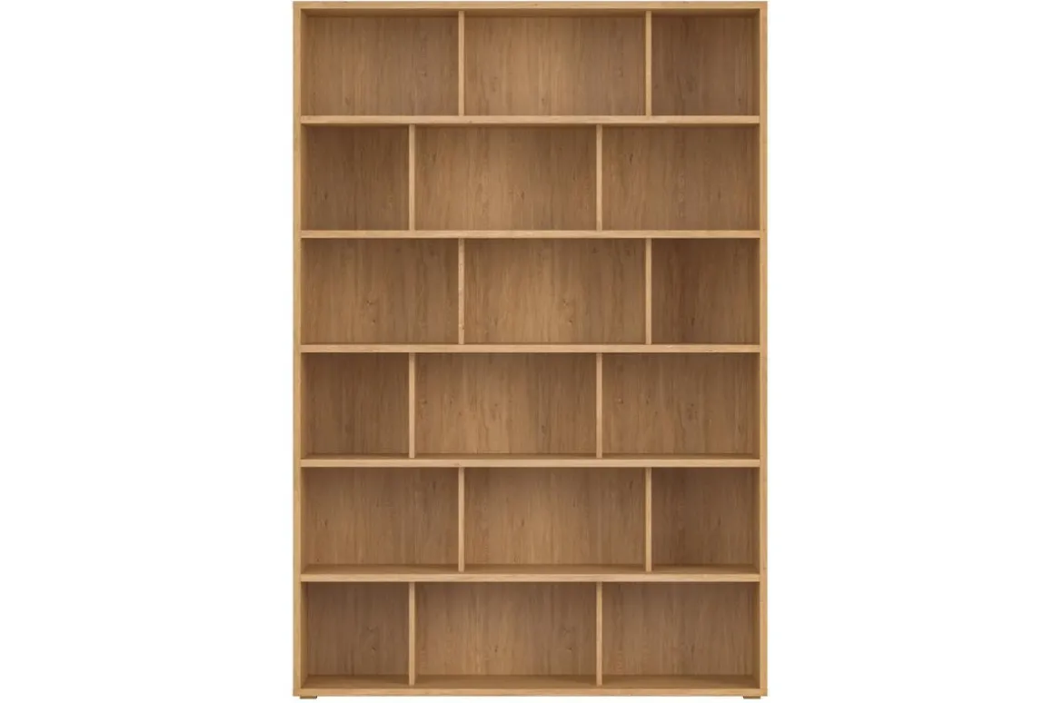Miliboo Bibliothèque Et Étagère|Bibliothèque Et Étagère-Bibliothèque scandinave finition bois clair chêne L140 cm EPURE