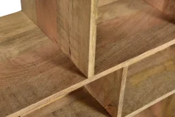 Miliboo Bibliothèque Et Étagère|Bibliothèque Et Étagère-Bibliothèque séparateur d'espace en bois manguier massif L88 cm RUPAH