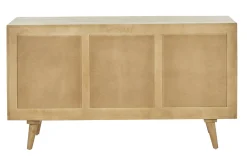 Miliboo Buffet-Buffet en bois manguier et cannage rotin 3 portes L145 cm LAKA