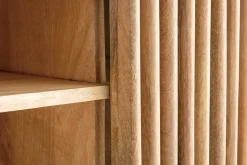 Miliboo Buffet-Buffet en bois manguier massif 2 portes coulissantes L140 cm ALBA