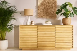 Miliboo Buffet-Buffet en bois manguier massif 3 portes L160 cm MATCHA