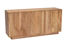 Miliboo Buffet-Buffet en bois massif gravé 3 portes L160 cm ARK