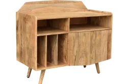 Miliboo Buffet-Buffet meuble de rangement vinyles en bois manguier massif L105 cm MATAHARI