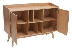 Miliboo Buffet-Buffet scandinave en bois clair 2 portes L122 cm HALLEN