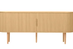 Miliboo Buffet-Buffet vintage bois clair chêne avec rangements 2 portes coulissantes L180 cm EPIC