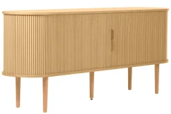 Miliboo Buffet-Buffet vintage bois clair chêne avec rangements 2 portes coulissantes L180 cm EPIC