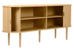 Miliboo Buffet-Buffet vintage bois clair chêne avec rangements 2 portes coulissantes L180 cm EPIC