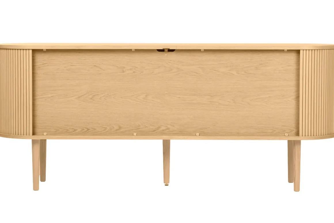 Miliboo Buffet-Buffet vintage bois clair chêne avec rangements 2 portes coulissantes L180 cm EPIC