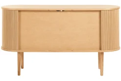 Miliboo Buffet-Buffet vintage en bois clair chêne 2 portes coulissantes L138 cm EPIC