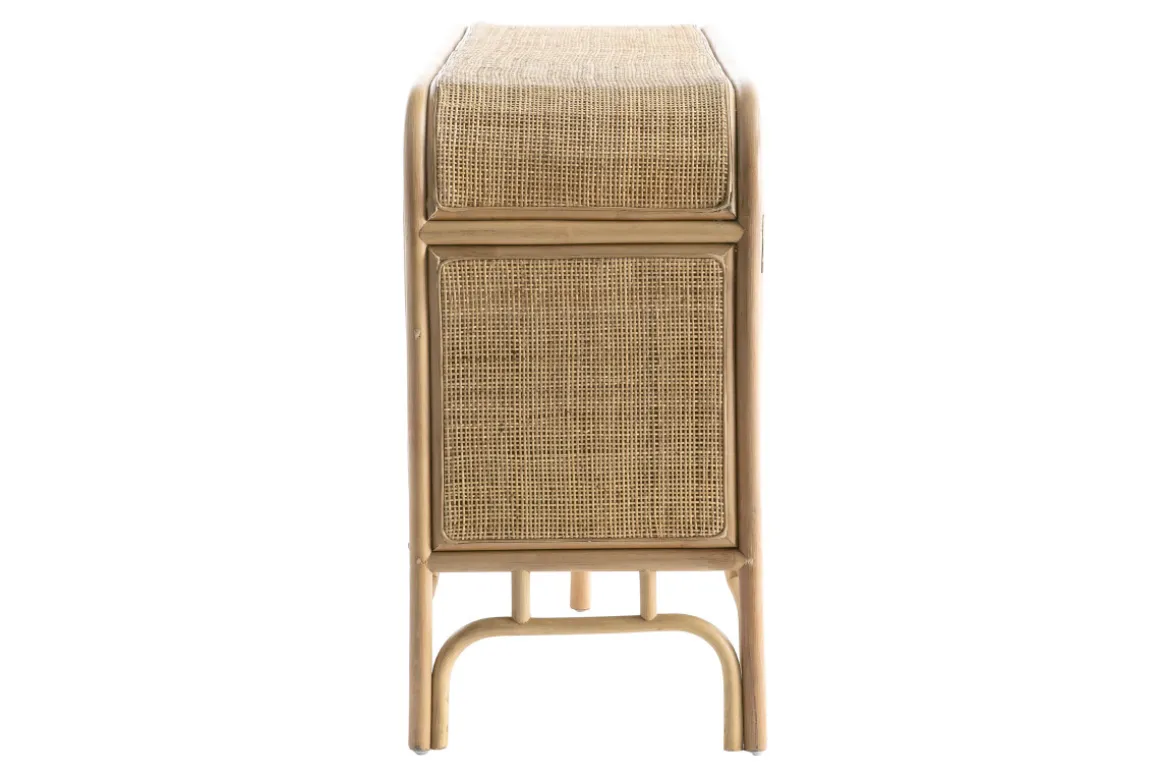Miliboo Buffet-Buffet vintage en rotin 2 portes L150 cm GALON