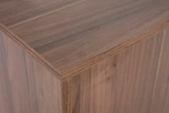 Miliboo Buffet-Buffet vintage finition bois foncé noyer 4 portes L180 cm COMO