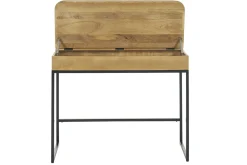 Miliboo Bureau Design-Bureau avec rangement en bois manguier massif L100 cm SHIVA