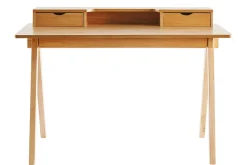 Miliboo Bureau Design-Bureau avec rangements bois clair L120 cm PULITO