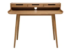 Miliboo Bureau Design-Bureau avec rangements scandinave bois clair L110 cm OPUS