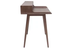 Miliboo Bureau Design-Bureau avec rangements vintage bois foncé noyer L110 cm OPUS