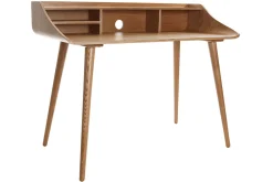 Miliboo Bureau Design-Bureau avec rangements vintage bois clair L120 cm NORDECO