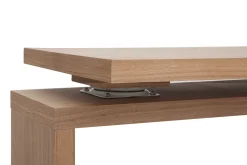 Miliboo Bureau Design-Bureau modulable design avec rangements 2 tiroirs bois clair L140-218 cm MAX