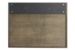 Miliboo Bureau Design-Bureau mural avec rangements en bois foncé L78 cm GABIN