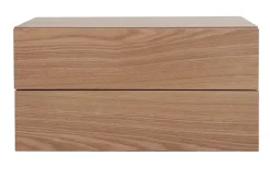 Miliboo Rangement Bureau-Caisson de rangement 2 tiroirs bois clair frêne MAX