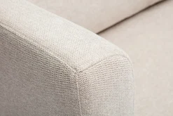 Miliboo Canapé Convertible|Voir Tous Les Canapés-Canapé convertible 2 places en tissu effet velours texturé beige LEON