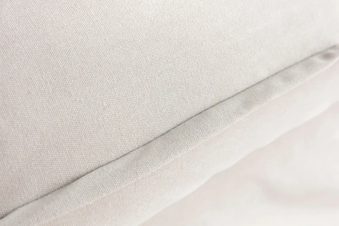 Miliboo Canapé Convertible|Voir Tous Les Canapés-Canapé convertible déhoussable 3 places en coton beige avec matelas 13 cm ALDO