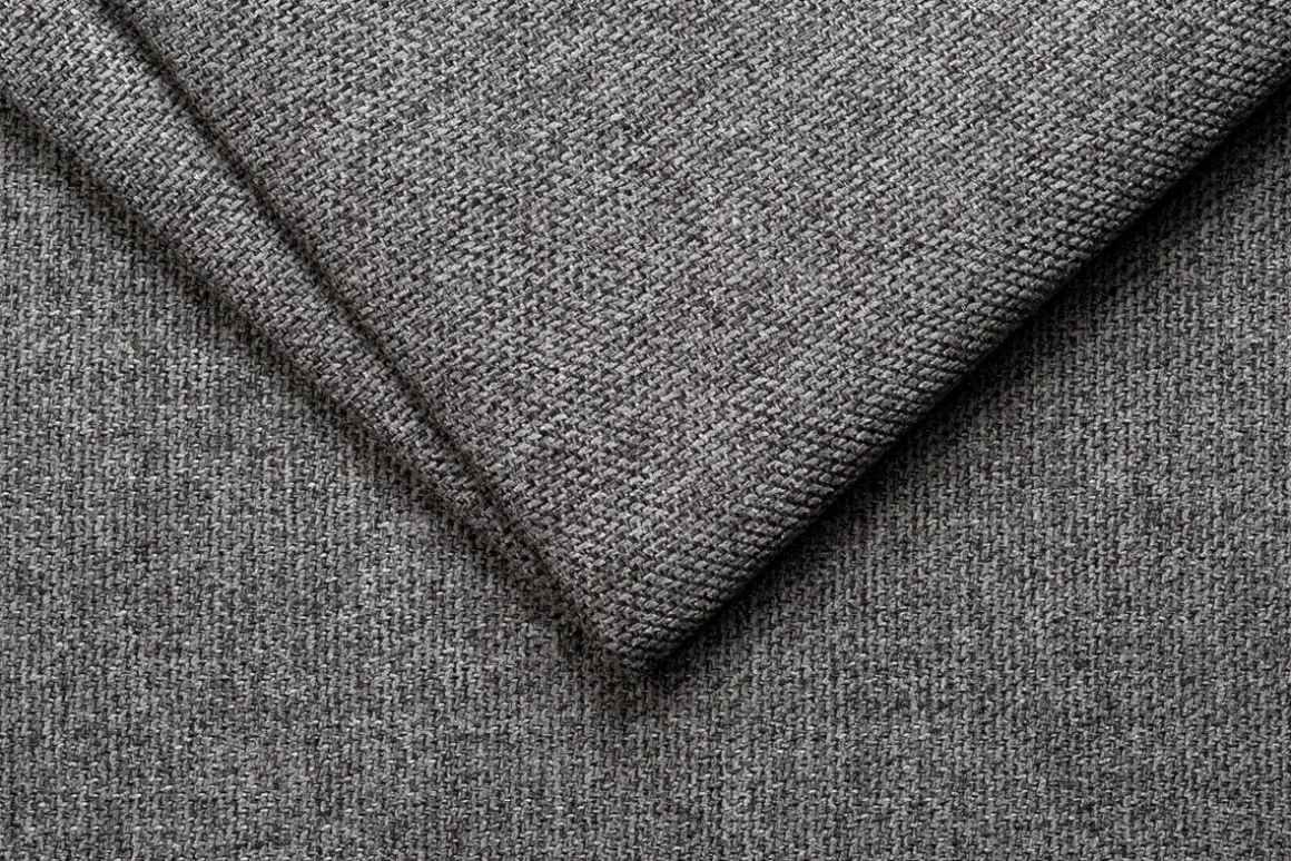 Miliboo Canapé Convertible|Voir Tous Les Canapés-Canapé convertible scandinave 3 places en tissu gris anthracite et bois clair avec matelas 10 cm CREEP