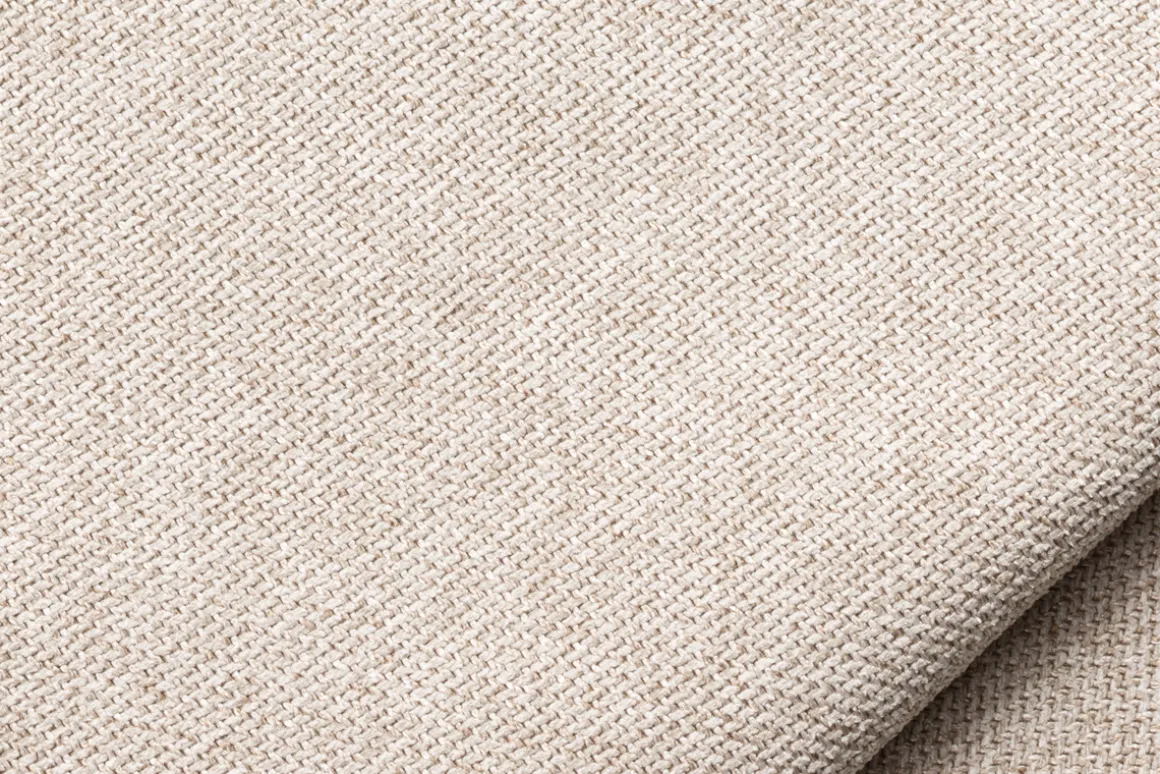 Miliboo Canapé Convertible|Voir Tous Les Canapés-Canapé convertible scandinave 3 places en tissu beige et bois clair avec matelas 10 cm PAPEL