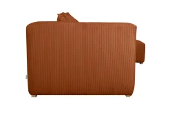 Miliboo Canapé D'angle|Voir Tous Les Canapés-Canapé d'angle droit design en tissu velours côtelé terre brûlée 3-4 places PANAM