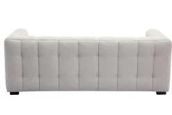 Miliboo Canapé Design|Voir Tous Les Canapés-Canapé design 3 places en tissu effet velours texturé beige CORTO