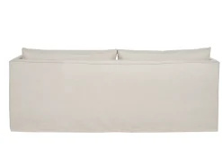 Miliboo Canapé Design|Voir Tous Les Canapés-Canapé déhoussable 4-5 places en tissu beige ADELE