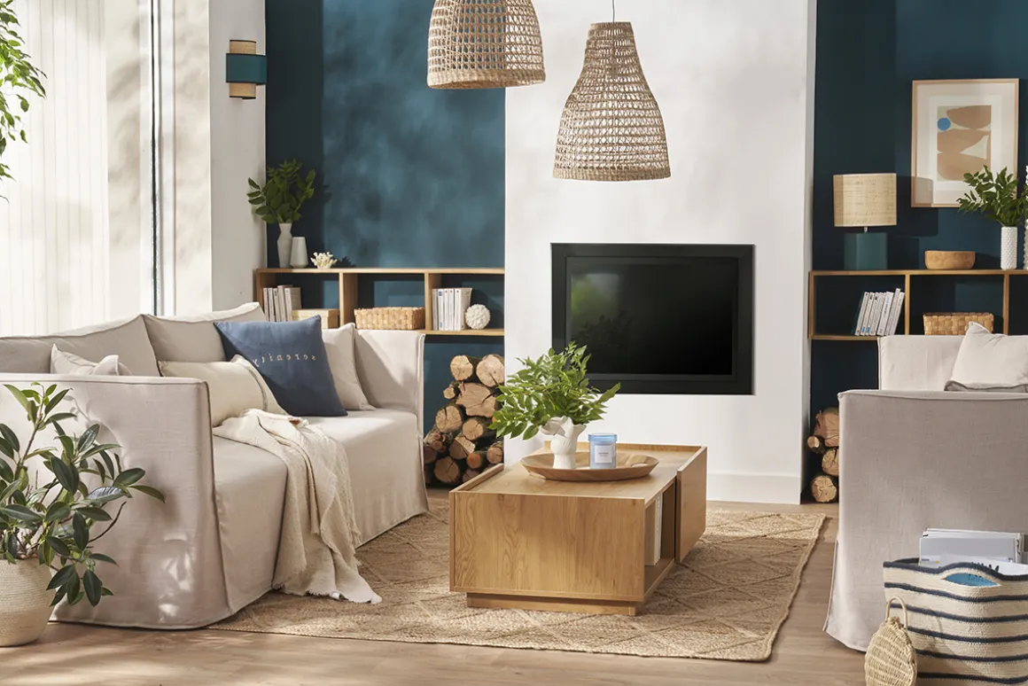 Miliboo Canapé Design|Voir Tous Les Canapés-Canapé déhoussable 4-5 places en tissu beige ADELE