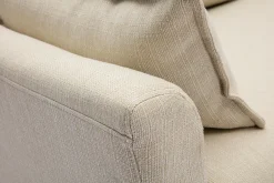 Miliboo Canapé Design|Voir Tous Les Canapés-Canapé scandinave 3 places en tissu beige et bois clair KATE