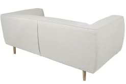 Miliboo Canapé Design|Voir Tous Les Canapés-Canapé scandinave 2-3 places en tissu beige et bois clair MORRIS