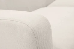 Miliboo Canapé Design|Voir Tous Les Canapés-Canapé scandinave 2 places en tissu beige et bois clair LUNA